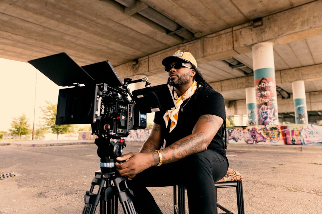 Portrait of a Finnish male camera operator